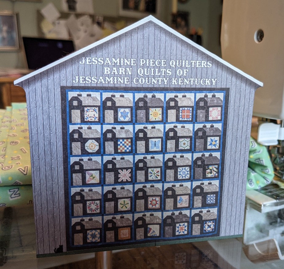 Barn Quilt “Cat’s Meow” wood&nbsp;block